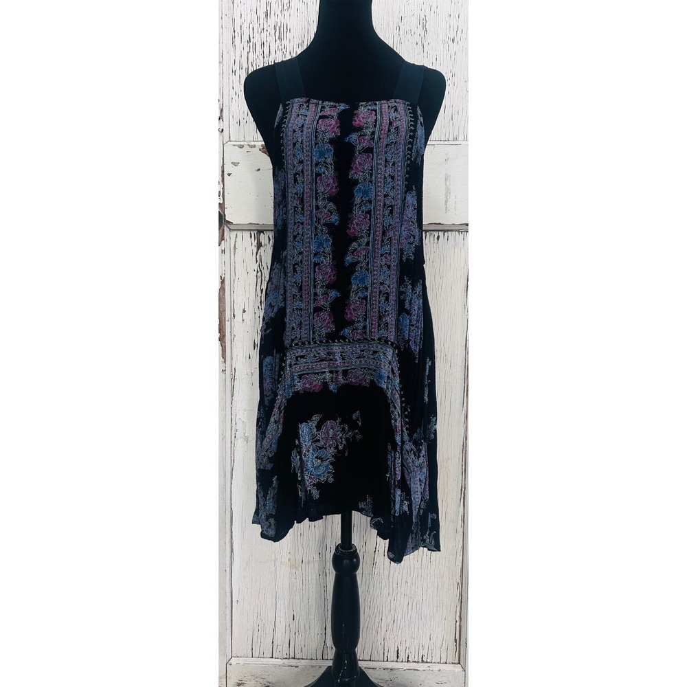Floral‎ Border Print Tunic Dress BOHO, festival, cottagecore-western-Free People - Picture 8 of 10